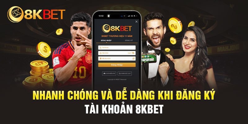 Các bước đăng ký tham gia 8KBET Các bước đăng ký tham gia 8KBET