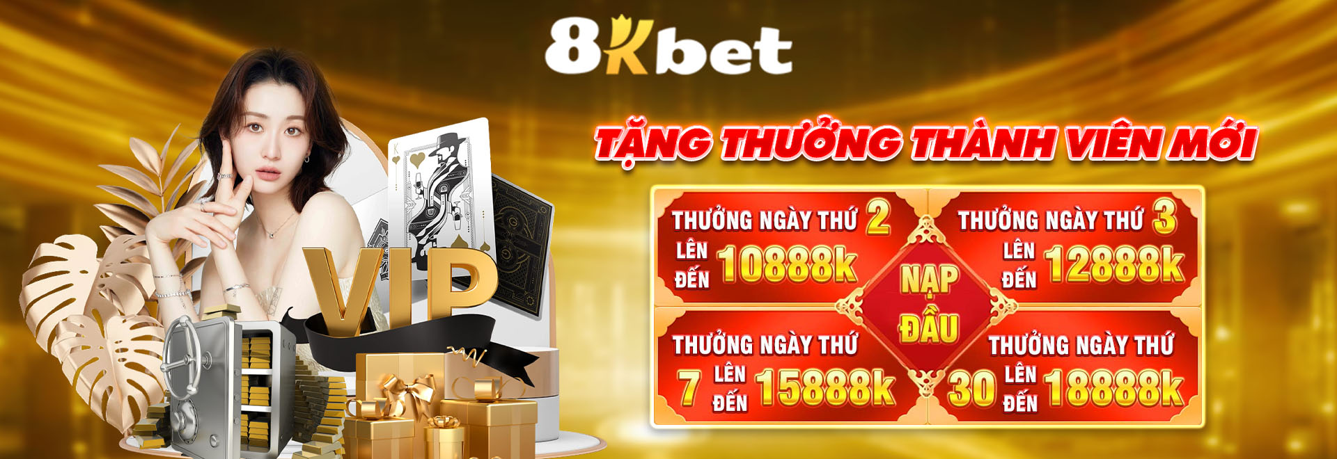 tặng thưởng thành viên mới